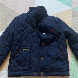 Polo by Ralph Lauren Kids Blue Quilted Puffer Jacket